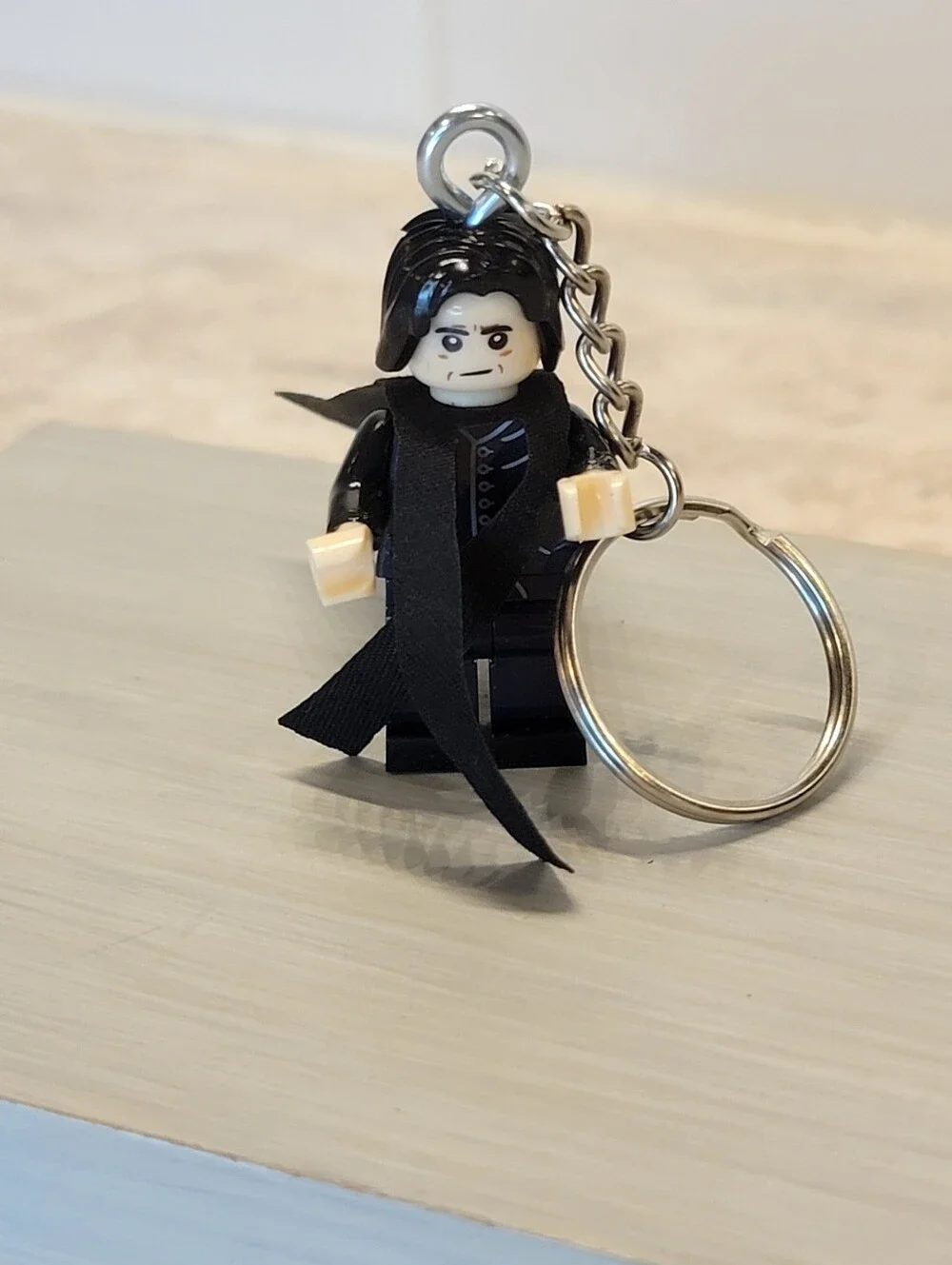Professor Severus Snape Minifigure keychain